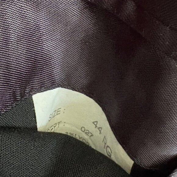 Brooks Brothers 346 Stretch Blazer Men’s 44R Navy Blue Suit Jacket Subtle Plaid - Picture 13 of 15